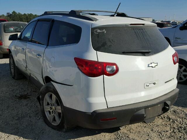 1GNLRGED6AS133625 - 2010 CHEVROLET TRAVERSE L WHITE photo 3