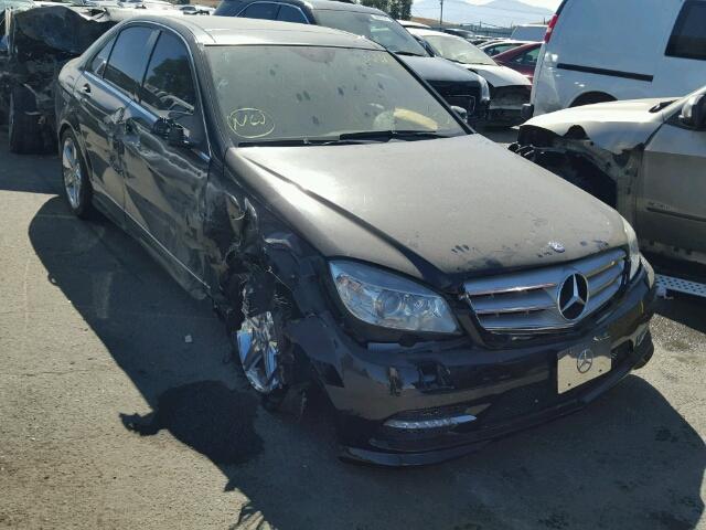 WDDGF8BB3BR182114 - 2011 MERCEDES-BENZ C 300 4MAT BLACK photo 1