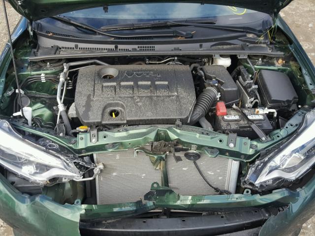 2T1BURHEXGC743234 - 2016 TOYOTA COROLLA L GREEN photo 7