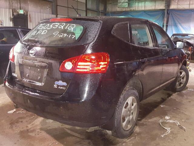 JN8AS58V99W447288 - 2009 NISSAN ROGUE S BLACK photo 4