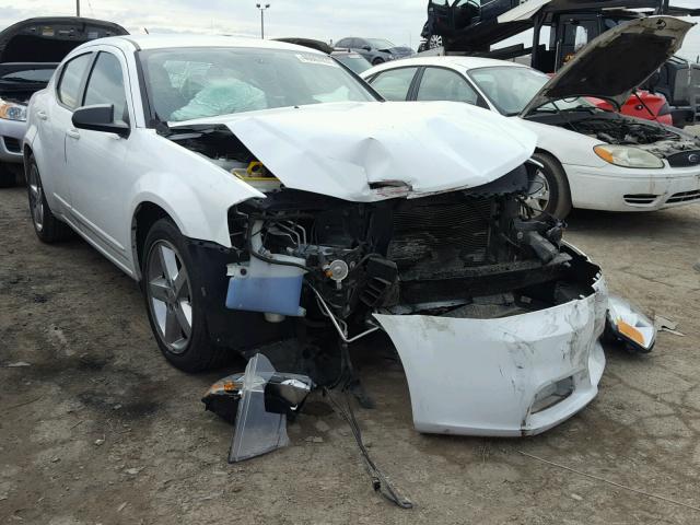 1B3BD4FB6BN558746 - 2011 DODGE AVENGER EX WHITE photo 1