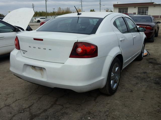 1B3BD4FB6BN558746 - 2011 DODGE AVENGER EX WHITE photo 4