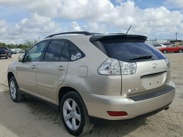 2T2HA31U06C089971 - 2006 LEXUS RX 330 TAN photo 3