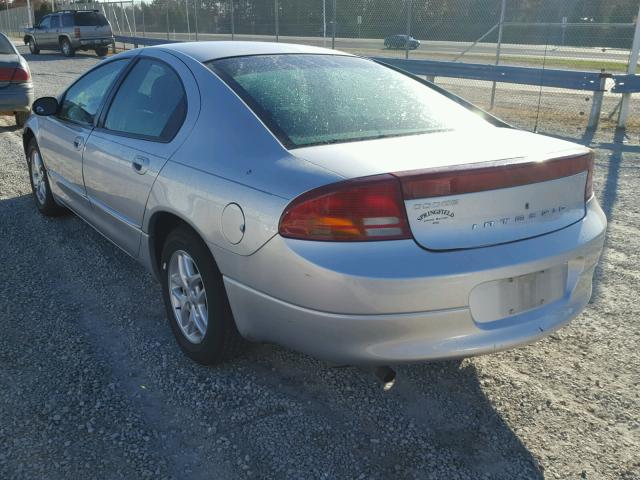 2B3HD46R44H647010 - 2004 DODGE INTREPID SILVER photo 3