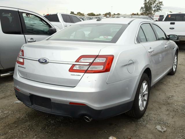 1FAHP2D83DG160001 - 2013 FORD TAURUS SE SILVER photo 4