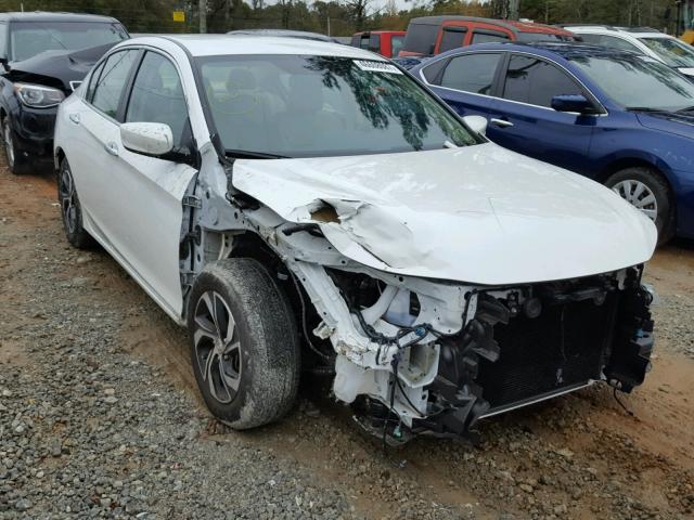 1HGCR2F30GA035000 - 2016 HONDA ACCORD LX WHITE photo 1