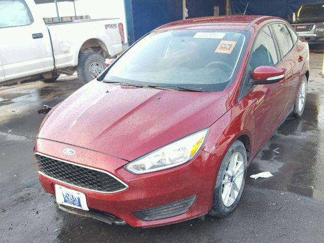 1FADP3F20FL210800 - 2015 FORD FOCUS SE MAROON photo 2