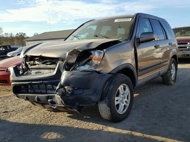 SHSRD78883U103227 - 2003 HONDA CR-V EX ოქროსფერი ფოტო 2