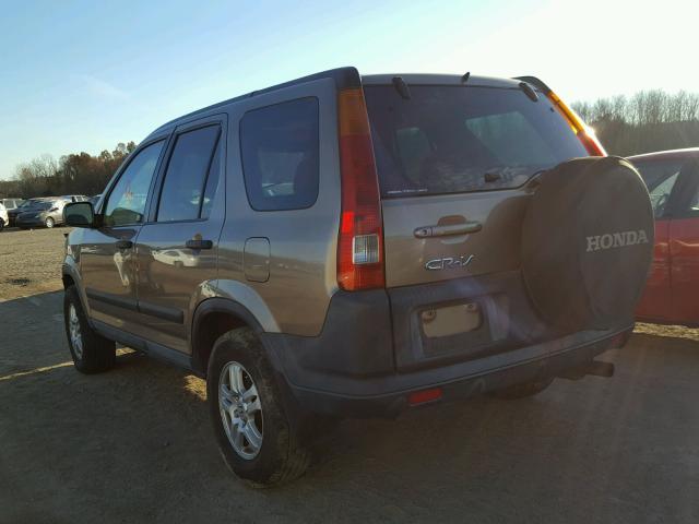 SHSRD78883U103227 - 2003 HONDA CR-V EX ოქროსფერი ფოტო 3