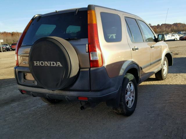 SHSRD78883U103227 - 2003 HONDA CR-V EX ოქროსფერი ფოტო 4