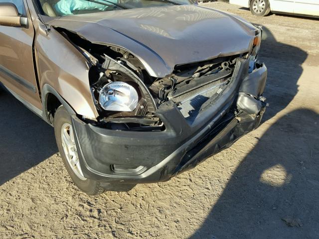 SHSRD78883U103227 - 2003 HONDA CR-V EX ოქროსფერი ფოტო 9