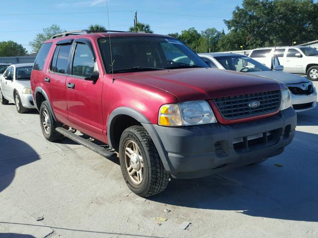 1FMZU72K23UA21136 - 2003 FORD EXPLORER RED photo 1