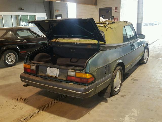 YS3AL75L0P7001540 - 1993 SAAB 900 GREEN photo 4