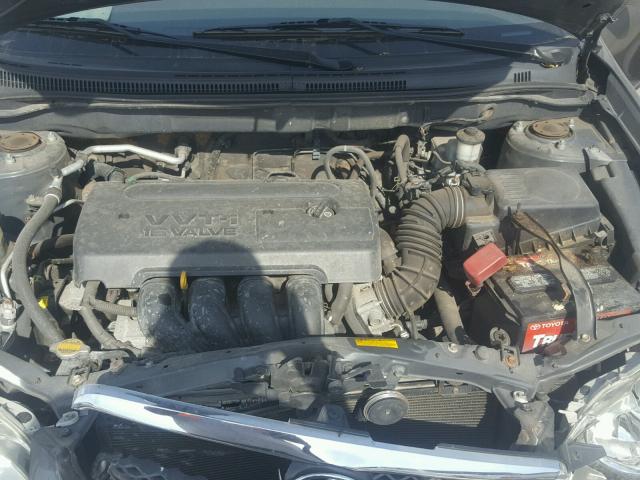 1NXBR32E16Z699760 - 2006 TOYOTA COROLLA GRAY photo 7