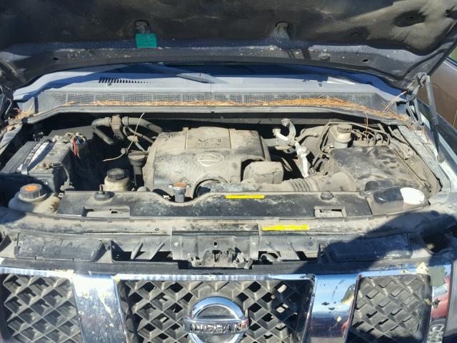 1N6BA06BX7N245316 - 2007 NISSAN TITAN XE BLUE photo 7