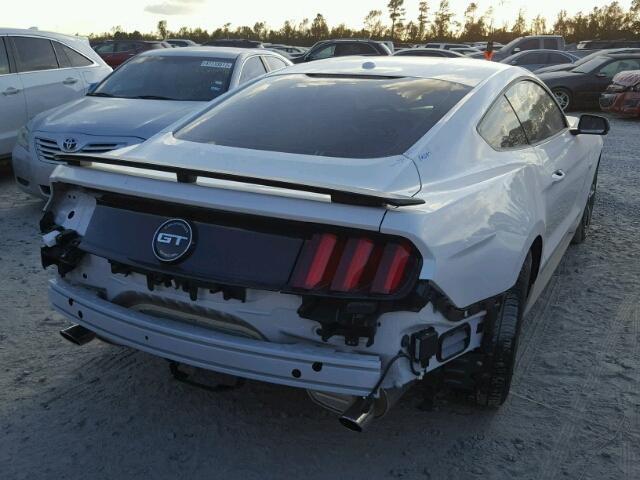 1FA6P8CF4H5340082 - 2017 FORD MUSTANG GT WHITE photo 4
