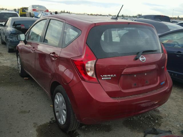 3N1CE2CP7GL351538 - 2016 NISSAN VERSA NOTE RED photo 3