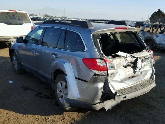 4S4BRBBC8A3330191 - 2010 SUBARU OUTBACK 2. SILVER photo 3