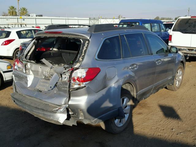 4S4BRBBC8A3330191 - 2010 SUBARU OUTBACK 2. SILVER photo 4