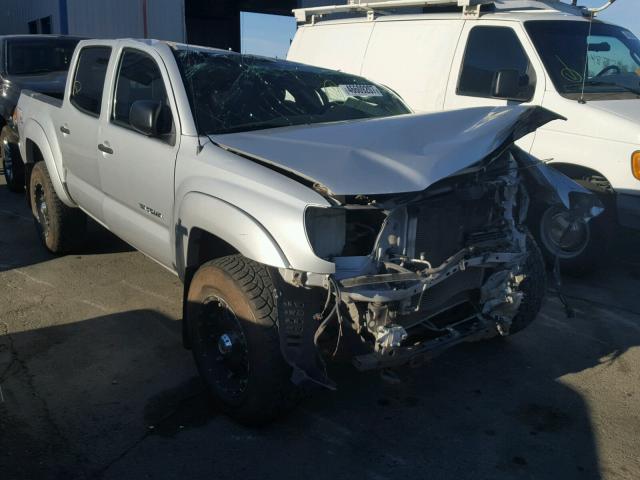 5TEJU62N58Z487745 - 2008 TOYOTA TACOMA DOU SILVER photo 1