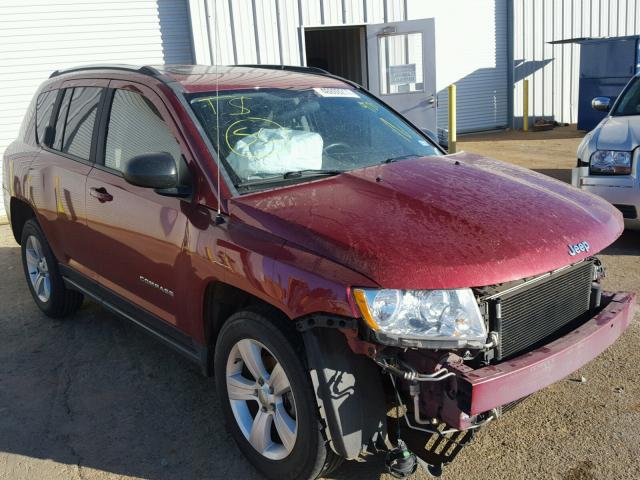 1C4NJCEA0CD589781 - 2012 JEEP COMPASS LA RED photo 1