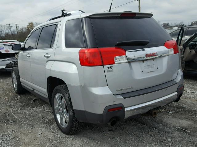 2GKFLWE58C6292957 - 2012 GMC TERRAIN SL SILVER photo 3