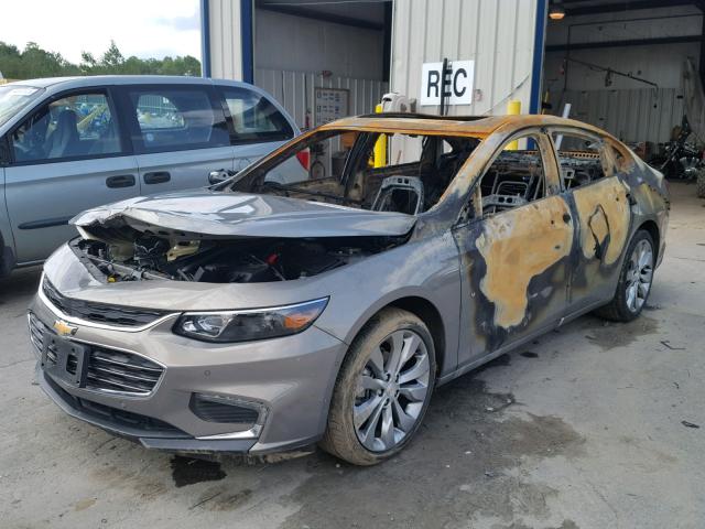 1G1ZH5SX1HF166102 - 2017 CHEVROLET MALIBU PRE 棕色 照片 2