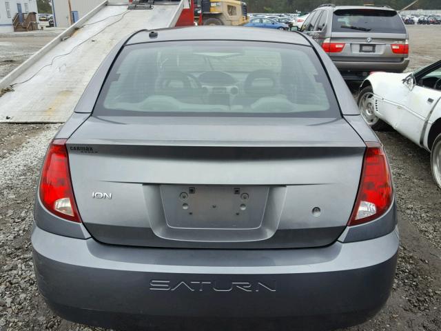 1G8AJ55F76Z179891 - 2006 SATURN ION LEVEL GRAY photo 9