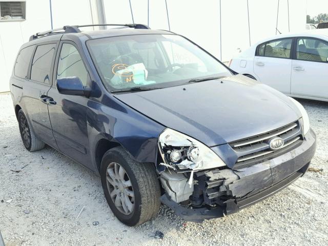 KNDMB233466035935 - 2006 KIA SEDONA EX BLUE photo 1