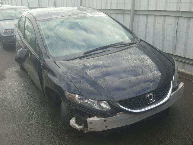 19XFB2F59DE268092 - 2013 HONDA CIVIC LX BLACK photo 1