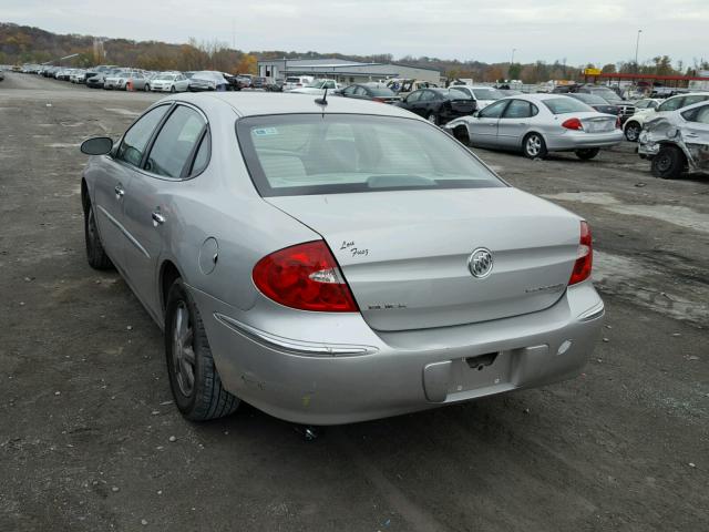 2G4WC582781245989 - 2008 BUICK LACROSSE C SILVER photo 3