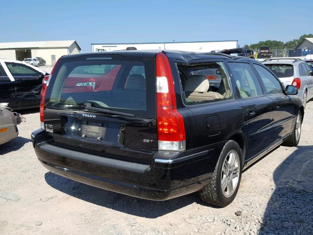 YV1SW592172660453 - 2007 VOLVO V70 2.5T BLACK photo 4