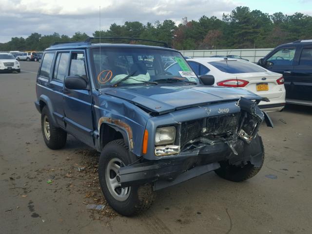 1J4FJ68S4WL240492 - 1998 JEEP CHEROKEE S BLUE photo 1