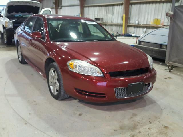 2G1WG5E39D1108559 - 2013 CHEVROLET IMPALA LT MAROON photo 1