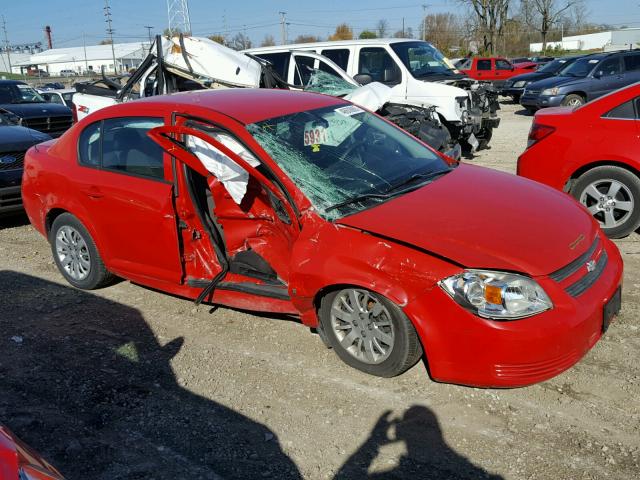 1G1AT58H697158696 - 2009 CHEVROLET COBALT LT RED photo 9