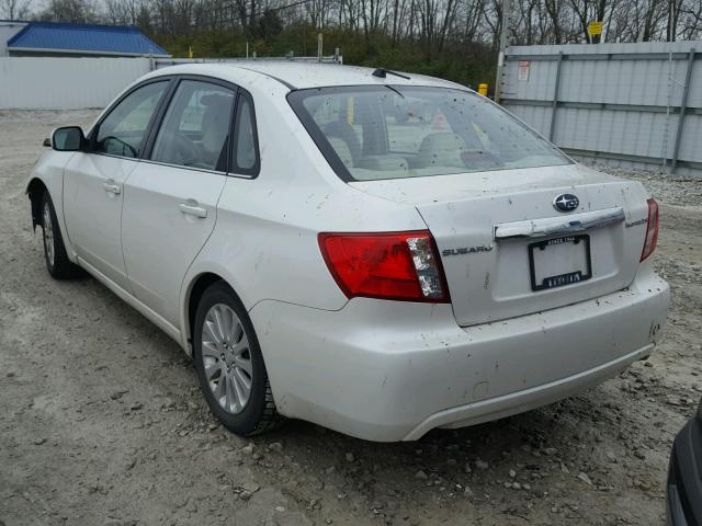 JF1GE61678H517708 - 2008 SUBARU IMPREZA 2. WHITE photo 3