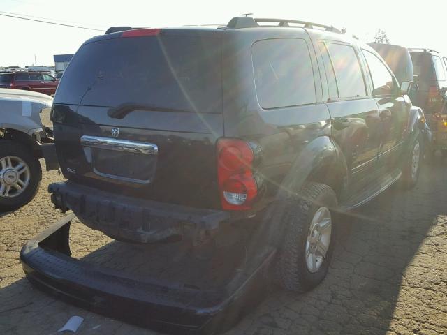 1D4HB48N95F551877 - 2005 DODGE DURANGO BLACK photo 4