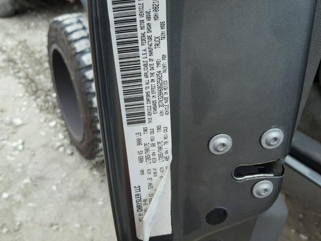 3D7KS28A68G250254 - 2008 DODGE RAM 2500 S GRAY photo 10