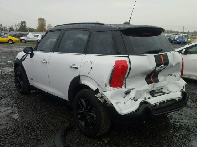 WMWZC5C56DWL64491 - 2013 MINI COOPER S C WHITE photo 3