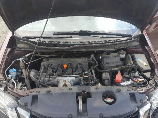 2HGFB2F98EH516939 - 2014 HONDA CIVIC EXL 勃艮第红 照片 7