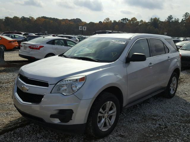 2CNALBEW7A6352498 - 2010 CHEVROLET EQUINOX LS SILVER photo 2