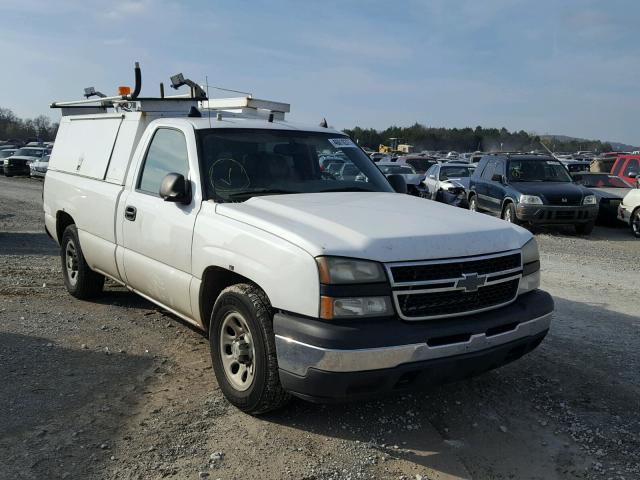 1GCEC14X07Z149749 - 2007 CHEVROLET SILVERADO WHITE photo 1