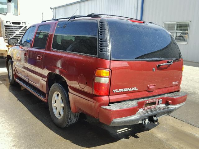 1GKFK66U01J205030 - 2001 GMC DENALI XL RED photo 3