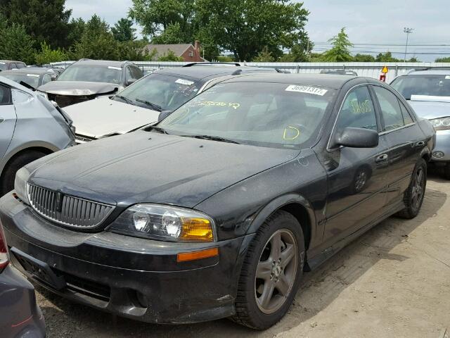 1LNHM86S22Y681129 - 2002 LINCOLN LS BLACK photo 2