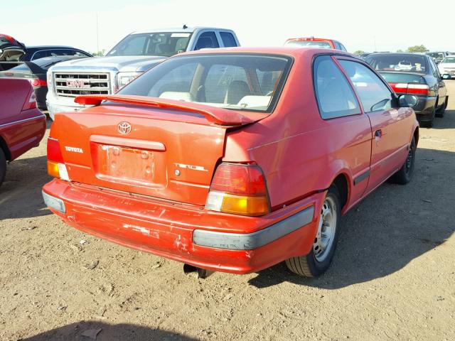 JT2AC52L8V0284414 - 1997 TOYOTA TERCEL CE RED photo 4