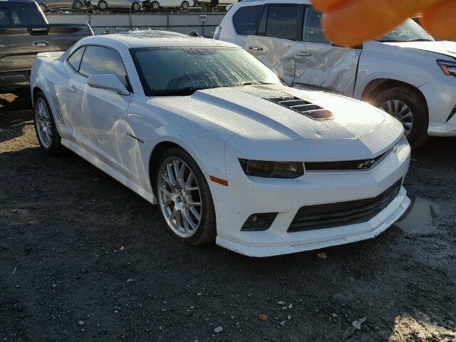 2G1FK1EJ9E9271740 - 2014 CHEVROLET CAMARO 2SS WHITE photo 1