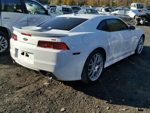 2G1FK1EJ9E9271740 - 2014 CHEVROLET CAMARO 2SS WHITE photo 4