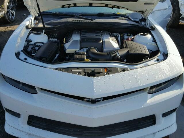 2G1FK1EJ9E9271740 - 2014 CHEVROLET CAMARO 2SS WHITE photo 7