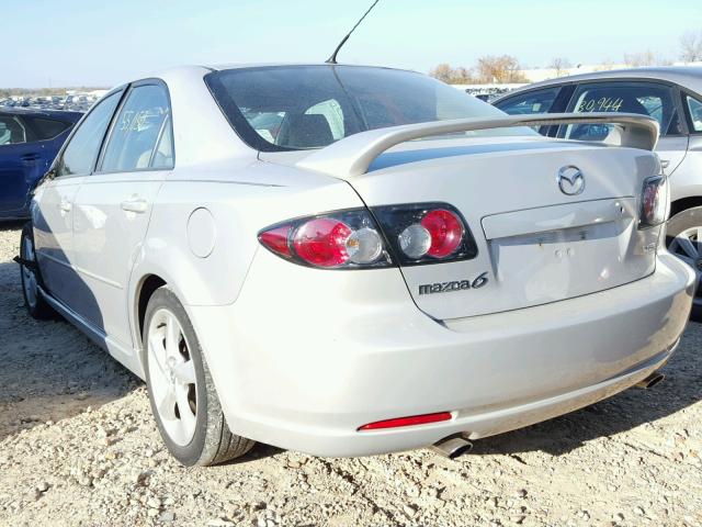 1YVHP80D875M07569 - 2007 MAZDA 6 S SILVER photo 3