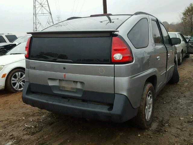 3G7DB03E13S503826 - 2003 PONTIAC AZTEK SILVER photo 4